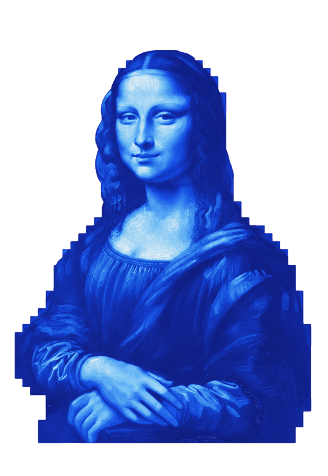 Pixel Mona Lisa