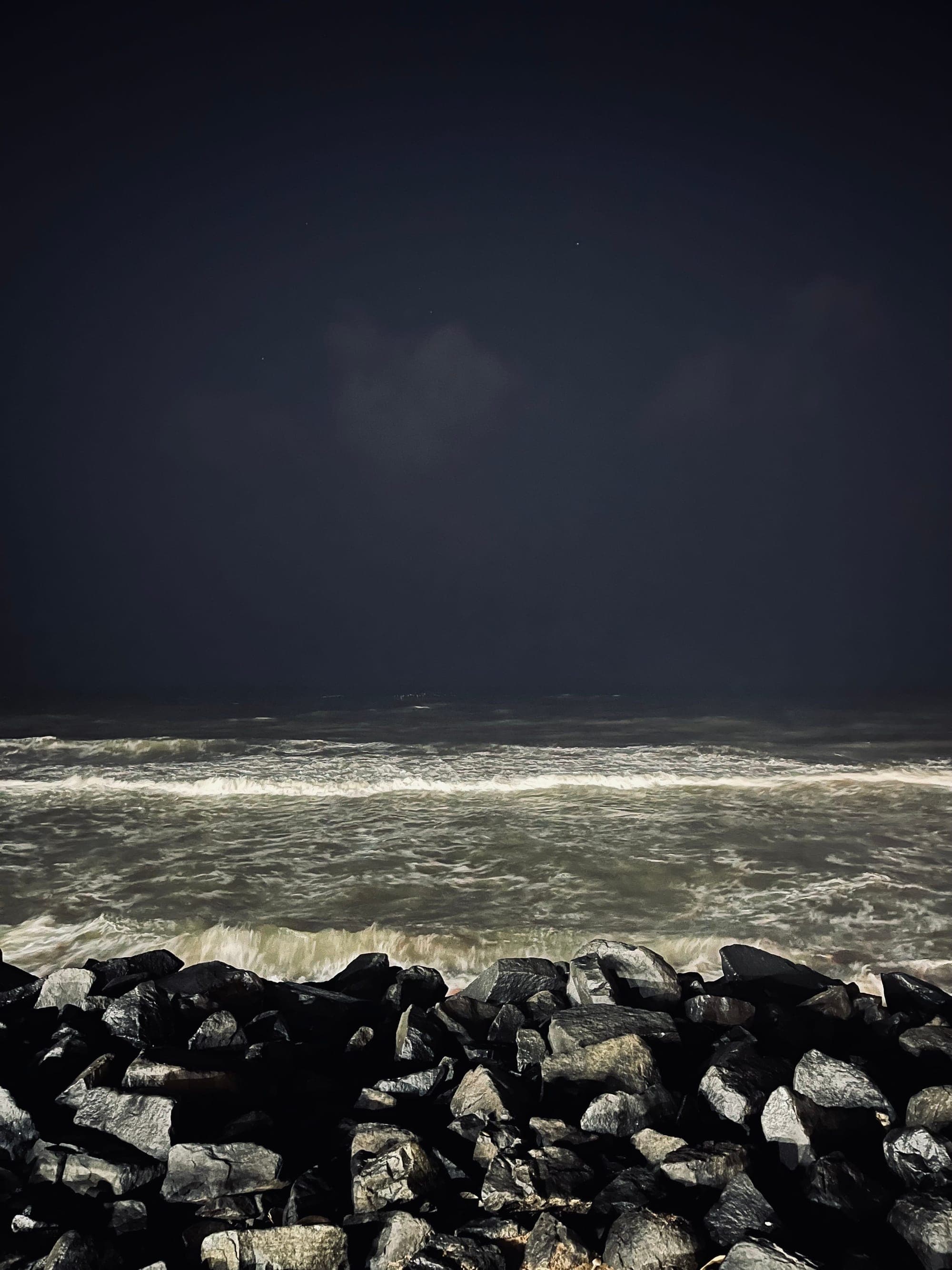 Rock Beach at Pondicherry