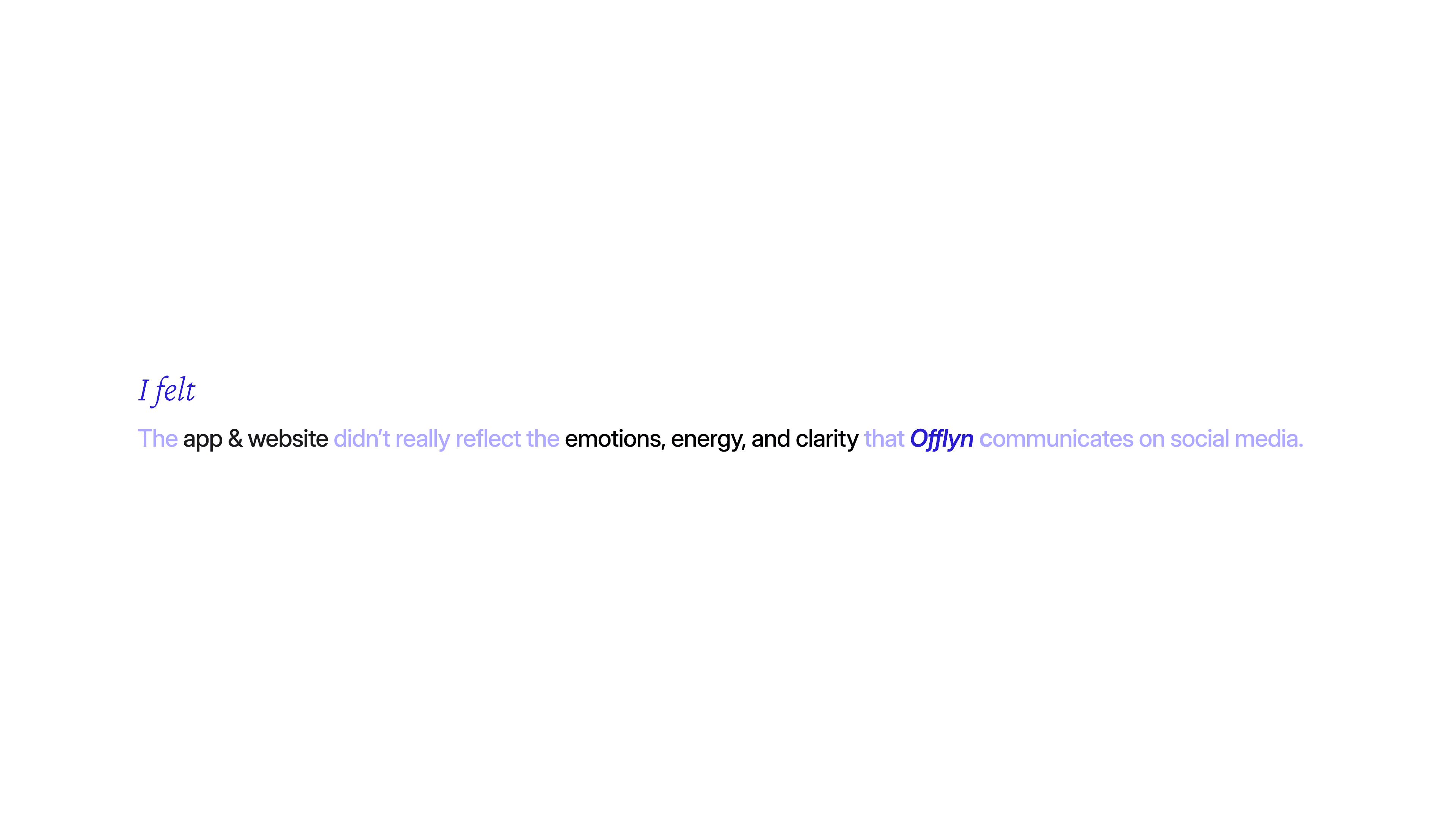 Offlyn Life case study