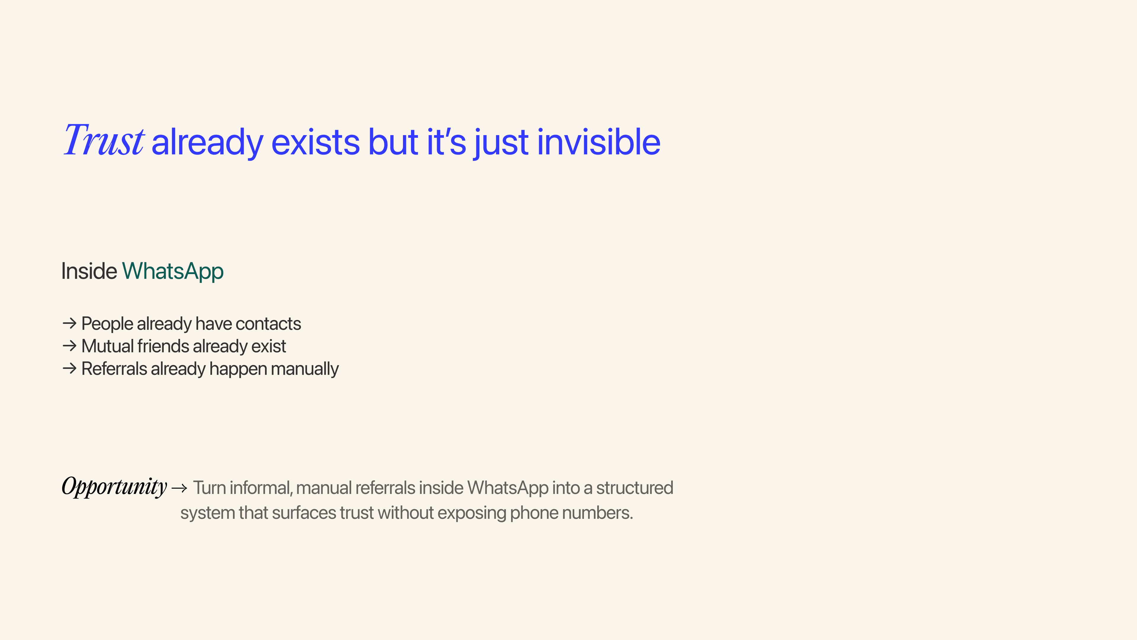 WhatsApp Find Flat & Flatmates case study